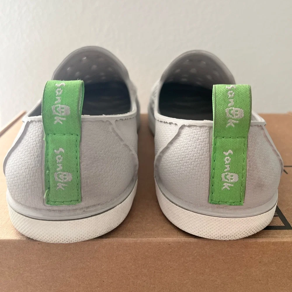 Sanuk Gray Slip-On Water Shoes Women’s Size 7 | Lightweight & Comfortable